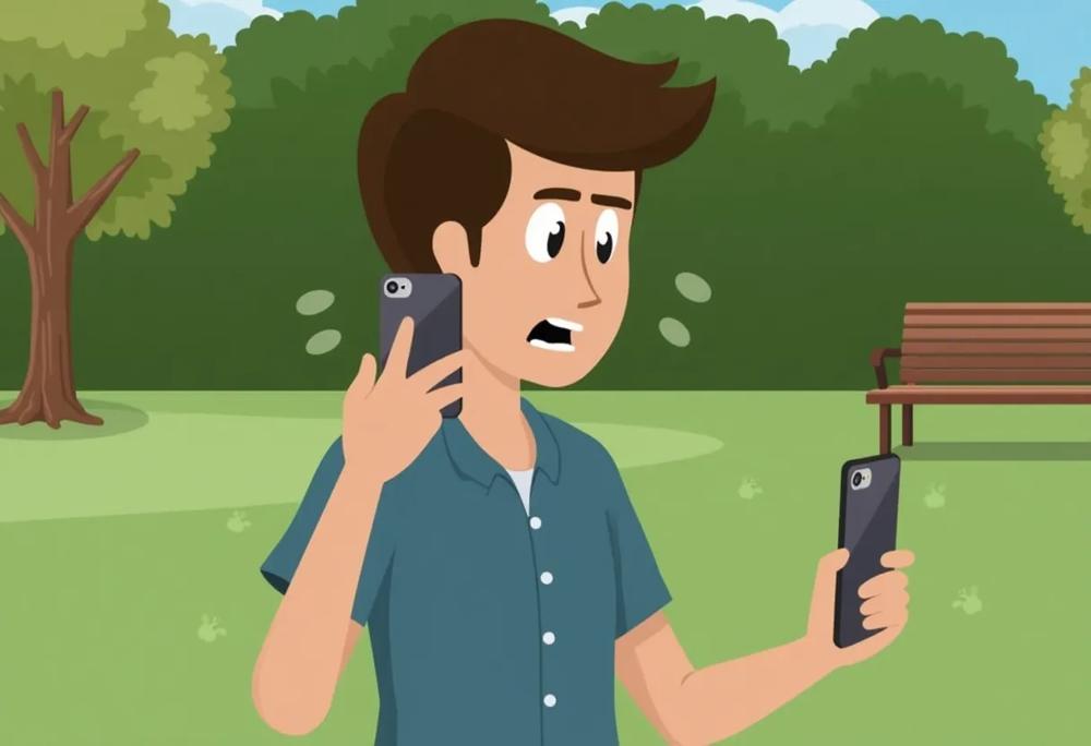 searching smartphone